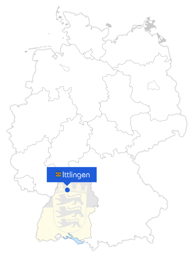 Ittlingen auf der Deutschlandkarte